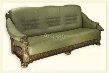 Ledermöbel mit Jagdmotiv 